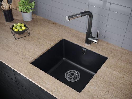 Смеситель для кухни Paulmark KASSEL Ka214311-BLM на мойку черный - фото 2